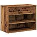 Scarpiera Legno Antico 60x30x45 cm in Legno Multistrato - Foto miniatura 1