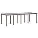 Set da Pranzo per Giardino 9 pcs Bianco Rattan Polt - Foto miniatura 4