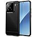 Custodia B-case Tpu Silicone Cover Case Per Xiaomi 15 Carbon Metal Black - Foto miniatura 1