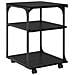 Supporto per Stampante Rovere Nero 43 x 48 x 64 cm - Foto miniatura 1
