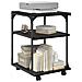 Supporto per Stampante Rovere Nero 43 x 48 x 64 cm - Foto miniatura 3