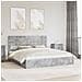 Letto con Contenitore con testiera Grigio cemento 200 x 200 cm - Foto miniatura 2