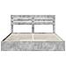Letto con Contenitore con testiera Grigio cemento 200 x 200 cm - Foto miniatura 8