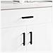 Maniglia per Armadio 474 pcs Nero 121 x 16.6 x 28.3 mm Ferro - Foto miniatura 2
