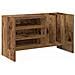 Mobile porta vinili Legno vecchio 78.5 x 35 x 45 cm - Foto miniatura 1