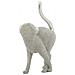 Scultura Gatto Sparky In Resina Argento Effetto Cristalli - Foto miniatura 2