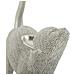 Scultura Gatto Sparky In Resina Argento Effetto Cristalli - Foto miniatura 4