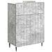 Credenza Grigio Cemento 66 x 34,5 x 92 cm Legno ingegnerizzato - Foto miniatura 2