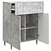 Credenza Grigio Cemento 66 x 34,5 x 92 cm Legno ingegnerizzato - Foto miniatura 3