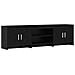 Mobile TV 168 x 33 x 47 cm Rovere Nero Legno ingegnerizzato - Foto miniatura 1