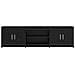 Mobile TV 168 x 33 x 47 cm Rovere Nero Legno ingegnerizzato - Foto miniatura 4