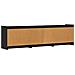 Mobile TV 168 x 33 x 47 cm Rovere Nero Legno ingegnerizzato - Foto miniatura 6