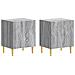 Comodino 2 pcs Sonoma grigio 43 x 34,5 x 50 cm - Foto miniatura 1