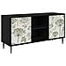 Mobile TV GOTHA 102 x 33 x 51 cm Rovere Nero - Foto miniatura 1