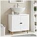 Armadio per Lavabo da Bagno ALKMAAR Bianco 59,5 x 31,5 x 59 cm - Foto miniatura 2