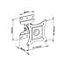 ICA-LCD 201BK Supporto a Parete per TV LED / LCD 13-30'' Portata Max 23Kg  - Foto miniatura 4