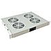 I-CASE FAN-TC4G - Gruppo 4 Ventole 1U per Rack 19'' con Termostato LED Grigio - Foto miniatura 1