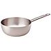 Casseruola Conica In Acciaio Inox Per Induzione Con Manico Tubolare Inox - Diametro Cm 22 - Altezza Cm 7-capacità Lt 2,2 - Foto miniatura 1