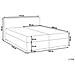 Letto Boxspring In Pelle Nera 160 X 200 Cm President - Foto miniatura 16