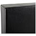 Letto Boxspring In Pelle Nera 160 X 200 Cm President - Foto miniatura 3