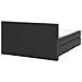 Letto Boxspring In Pelle Nera 160 X 200 Cm President - Foto miniatura 28