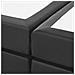 Letto Boxspring In Pelle Nera 160 X 200 Cm President - Foto miniatura 29