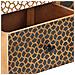 Credenza Con Motivo Stampato 130x30x70 Cm In Massello Di Mango - Foto miniatura 6