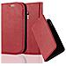 Custodia Compatibile Con Samsung Galaxy S3 Mini In Rosso Mela - Coperchio Protettiva Con Chiusura Magnetica, Funzione Stand E Tasca Per Le Carte - Foto miniatura 1