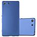 Custodia Compatibile Con Sony Xperia M5 In Blu Metallico - Coperchio Protettivo In Silicone Tpu Flessibile - Foto miniatura 4