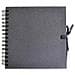 Taccuino Scrapbooking 20 X 20 Cm - Nero - Foto miniatura 3