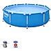 Piscina Fuori Terra Rotonda Steel Pro 305x76 Cm Pompa Di Filtraggio De 1.249 Litri / hora - Foto miniatura 1