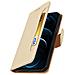 Custodia Iphone 12 / 12 Pro A Portafoglio Funzione Supporto - Oro - Foto miniatura 2