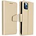 Custodia Iphone 12 / 12 Pro A Portafoglio Funzione Supporto - Oro - Foto miniatura 1
