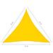 Parasole a Vela in Tessuto Oxford Triangolare 6x6x6 m Giallo - Foto miniatura 6