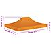 Tetto per Tendone per Feste 4x3 m Arancione 270 g / m² - Foto miniatura 5