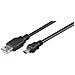Cavo USB 2.0 A / Mini-USB B Maschio / Maschio da 5 m Colore Nero - Foto miniatura 2