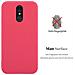 Custodia Compatibile Con Lg Q7 In Candy Rosso - Coperchio Protettivo In Silicone Tpu Flessibile - Foto miniatura 2