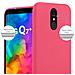 Custodia Compatibile Con Lg Q7 In Candy Rosso - Coperchio Protettivo In Silicone Tpu Flessibile - Foto miniatura 5