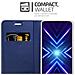 Custodia Compatibile Con Honor 9x In Classy Blu Scuro - Coperchio Protettiva Con Chiusura Magnetica, Funzione Stand E Tasca Per Le Carte - Foto miniatura 5