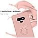 Cadorabo Custodia Compatibile Con Samsung Galaxy Note 9 In Liquid Rosa - Coperchio Protettivo In Silicone Tpu Flessibile Con Anello - Foto miniatura 2