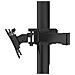 00118495 Supporti a parete per TV 68,6 cm (27") Scrivania Nero - Foto miniatura 3