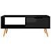 Tavolino Salotto Nero Lucido 100x49,5x43 cm Legno Multistrato - Foto miniatura 4