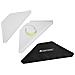 Corner Plates Incl. Bag For Mobile Dj Stand Wh - Foto miniatura 1
