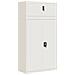 Armadio Classificatore Bianco 90x40x180 Cm In Acciaio - Foto miniatura 2