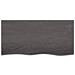 Ripiano Muro Marrone Scuro 100x50x2 cm Massello Rovere Trattato - Foto miniatura 2