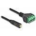66268 Cavo Audio 0,2 M 3.5mm Terminale Nero, Verde - Foto miniatura 1