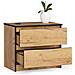 Comodino K60, 2 cassetti, 60x40x55 cm, Colore Quercia Craft - Foto miniatura 2