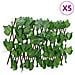 Traliccio Foglie Vite Artificiale Espandibile Verde5pz 180x20cm - Foto miniatura 1