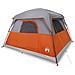 Tenda da Campeggio a Cabina 4 Persone Arancione Impermeabile - Foto miniatura 1