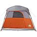 Tenda da Campeggio a Cabina 4 Persone Arancione Impermeabile - Foto miniatura 9